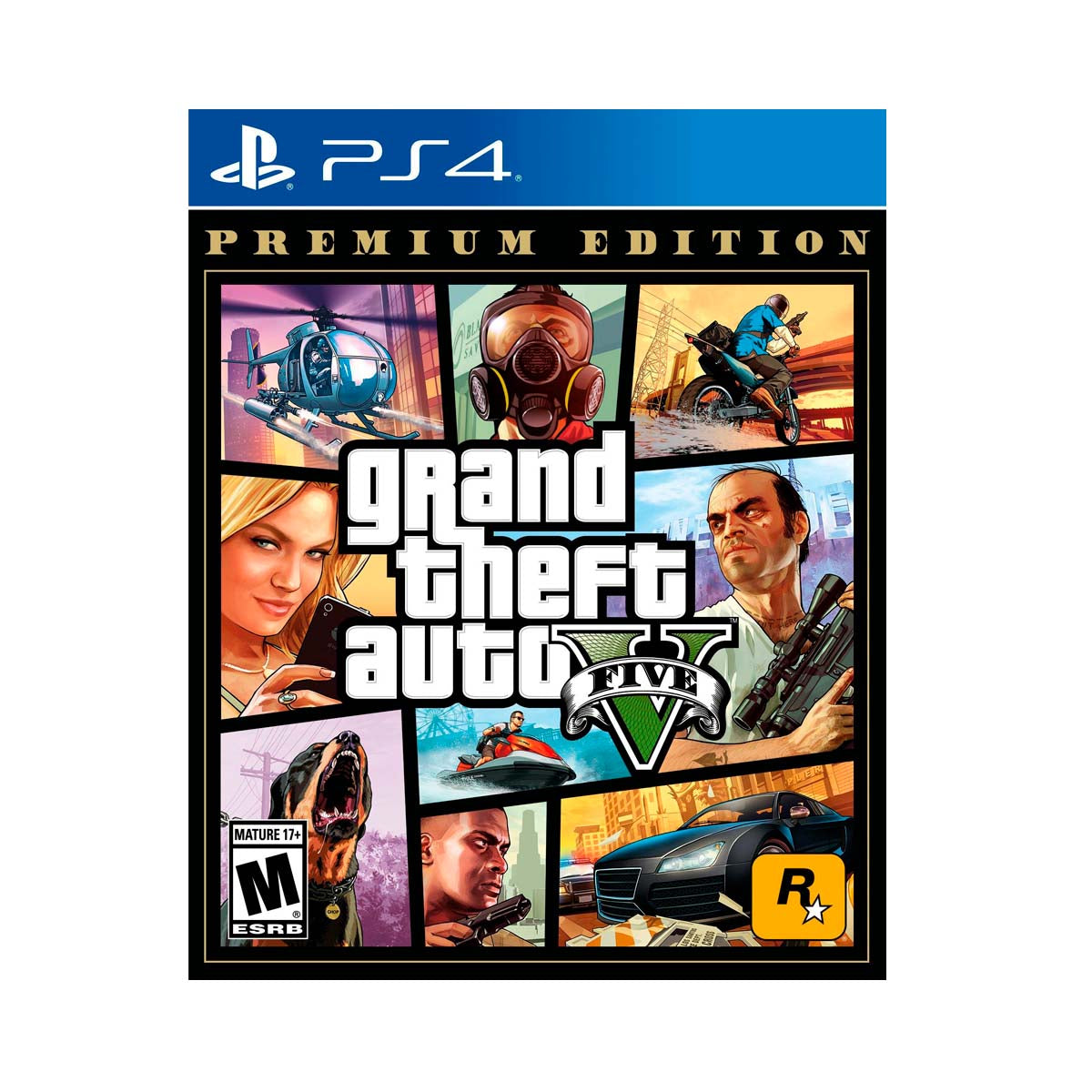 Grand Theft Auto V Edición Premium PS4 portada