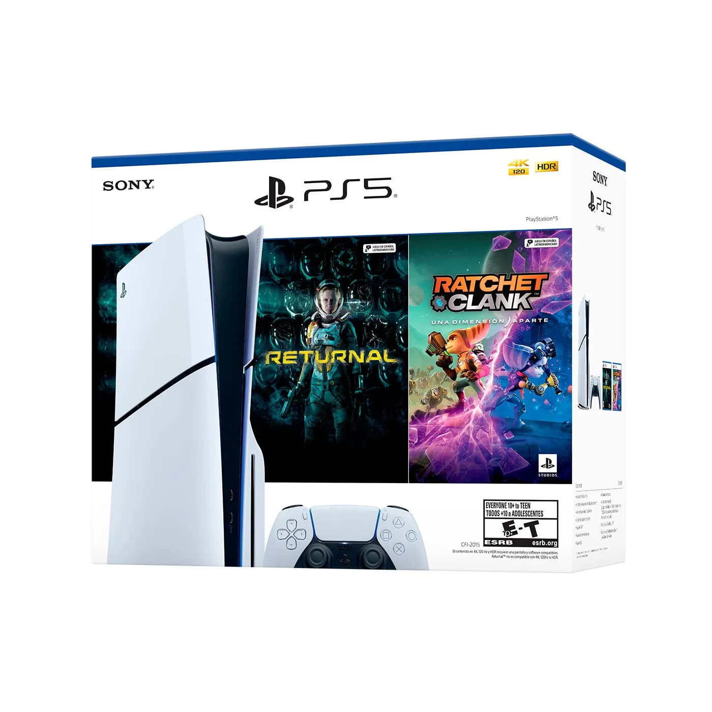 Consola Sony PlayStation®5 Slim 1TB - Ratchet & Clank: Rift Apart y Returnal