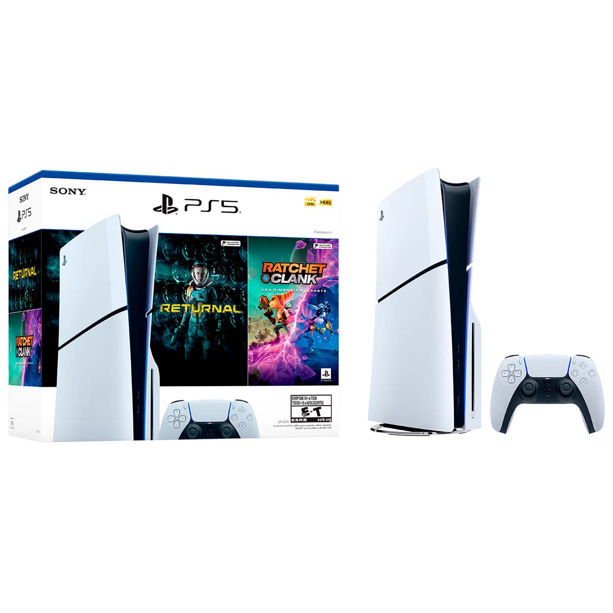 Consola Sony PlayStation®5 Slim 1TB - Ratchet & Clank: Rift Apart y Returnal