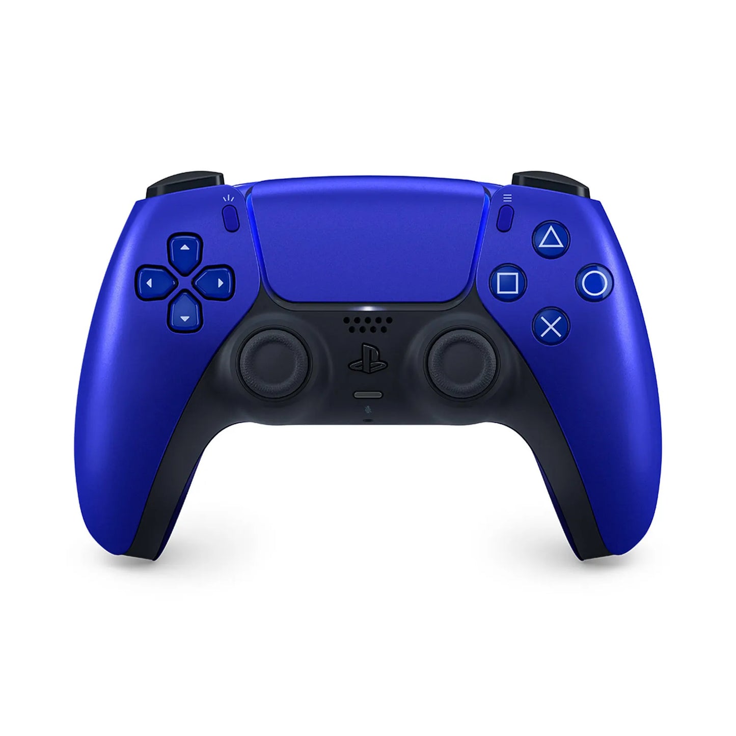 Control Inalámbrico PlayStation DualSense Cobalt Blue con respuesta háptica y botones ergonómicos.