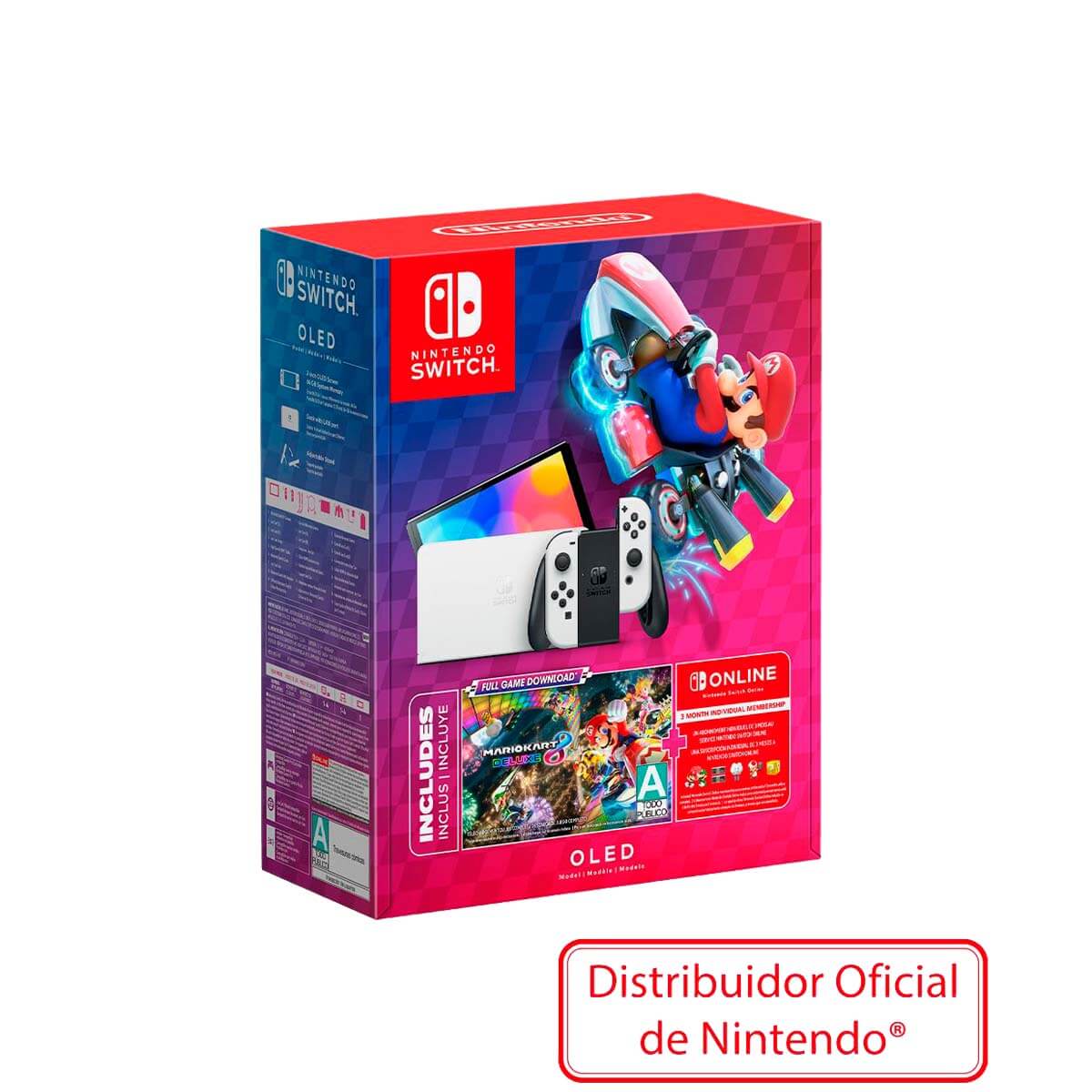 Nintendo Switch OLED bundle con Mario Kart 8