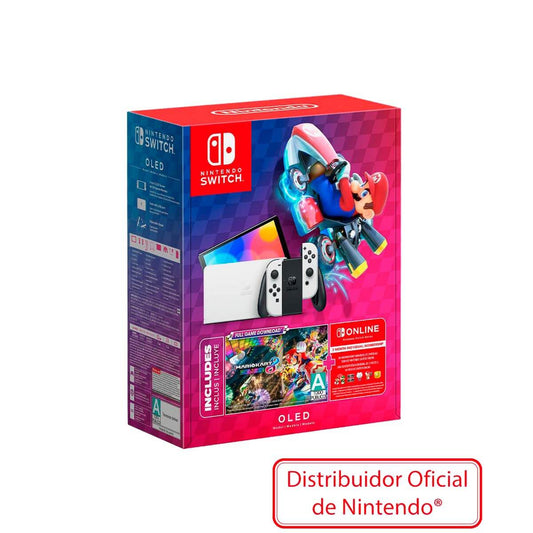 Nintendo Switch OLED bundle con Mario Kart 8